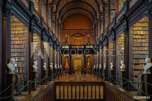 Bild på Book of Kells Library in Dublin Ireland